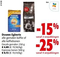 Douwe egberts alle gemalen koffie of alle koffiebonen-Douwe Egberts