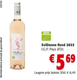 Evidanse rosé 2023 i.g.p. pays d’oc