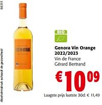 Genora vin orange gérard bertrand-Witte wijnen