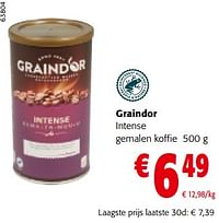 Graindor intense gemalen koffie-Graindor