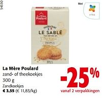 La mère poulard zand- of theekoekjes-La Mère Poulard