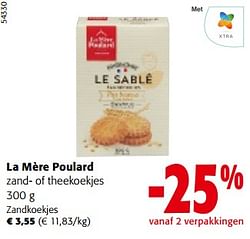 La mère poulard zand- of theekoekjes