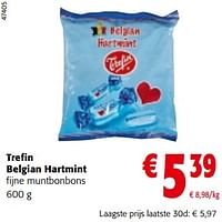 Trefin belgian hartmint fijne muntbonbons-Trefin