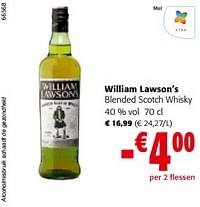 William lawson’s blended scotch whisky-William Lawson