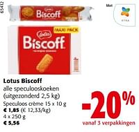 Lotus biscoff alle speculooskoeken-Lotus Bakeries