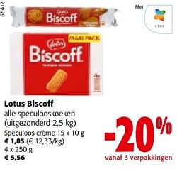 Lotus biscoff alle speculooskoeken