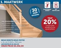 Trappen beuk-Huismerk - Zelfbouwmarkt