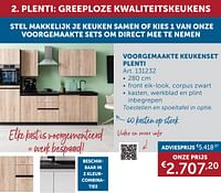 Voorgemaakte keukenset plenti-Huismerk - Zelfbouwmarkt