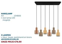 Hanglamp 3 lampen