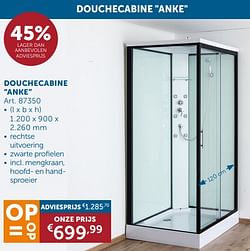 Douchecabine anke