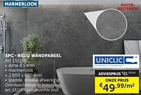 Spc - rigid wandpaneel-Uniclic