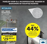 Spc - rigid wandtegel-Uniclic