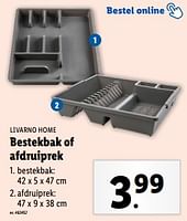 Promoties Bestekbak of afdruiprek - Livarno - Geldig van 18/09/2024 tot 24/09/2024 bij Lidl