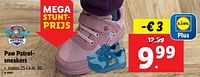 Promoties Paw patrolsneakers - Huismerk - Lidl - Geldig van 18/09/2024 tot 24/09/2024 bij Lidl