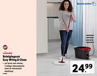 Promoties Reinigingsset easy wring + clean - Vileda - Geldig van 18/09/2024 tot 24/09/2024 bij Lidl