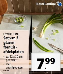 Set van 2 glazen fornuisafdekplaten