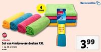 Set van 4 microvezeldoeken xxl-Vileda