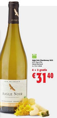 Aigle noir chardonnay 2023 i.g.p. pays d`oc-Witte wijnen