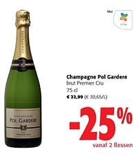 Champagne pol gardere brut premier cru-Champagne