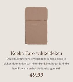 Koeka faro wikkeldeken