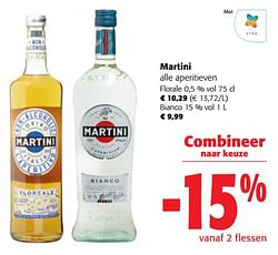 Martini alle aperitieven