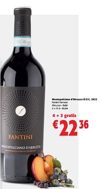 Montepulciano d`abruzzo d.o.c. 2022 fantini farnese-Rode wijnen