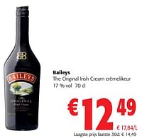 Baileys the original irish cream crèmelikeur-Baileys