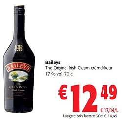 Baileys the original irish cream crèmelikeur