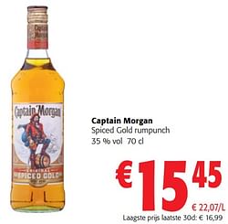 Captain morgan spiced gold rumpunch