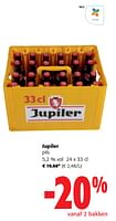 Promoties Jupiler pils - Jupiler - Geldig van 11/09/2024 tot 24/09/2024 bij Colruyt