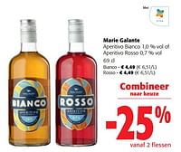 Marie galante aperitivo bianco of aperitivo rosso-Marie Galante