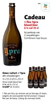 Promoties Omer sterk blond bier - Omer - Geldig van 11/09/2024 tot 24/09/2024 bij Colruyt