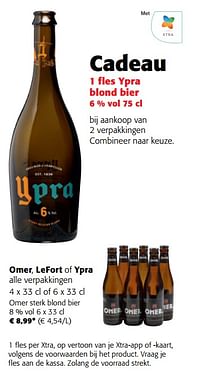 Omer sterk blond bier-Omer