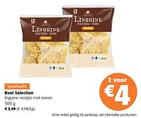 Boni selection linguine nestjes met eieren-Boni