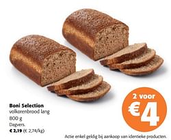 Boni selection volkorenbrood lang