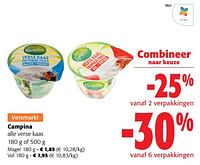 Promoties Campina alle verse kaas - Campina - Geldig van 11/09/2024 tot 24/09/2024 bij Colruyt