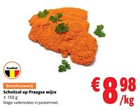 Promoties Schnitzel op praagse wijze - Huismerk - Colruyt - Geldig van 11/09/2024 tot 24/09/2024 bij Colruyt