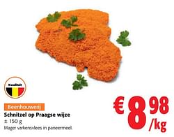 Schnitzel op praagse wijze