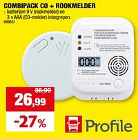 Combipack co + rookmelder-Profile