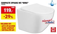 Compacte ophang wc mina-AquaTrends