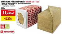 Dakisolatie rockroof delta-Rockwool