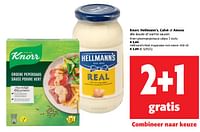 Knorr, hellmann`s, calvé of amora alle koude of warme sauzen-Huismerk - Colruyt