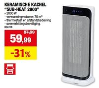 Eurom keramische kachel sub-heat 2000-Eurom