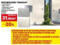 Gevelbekleding dumaclin-DumaClin