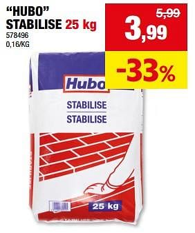 Promoties Hubo stabilise - Huismerk - Hubo  - Geldig van 11/09/2024 tot 22/09/2024 bij Hubo