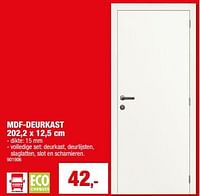 Mdf-deurkast-Huismerk - Hubo 