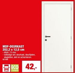 Mdf-deurkast