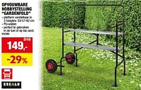 Opvouwbare hobbystelling gardenfold-Escalo