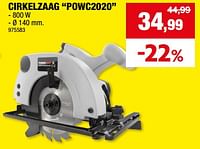 Powerplus cirkelzaag powc2020-Powerplus