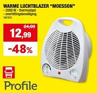 Profile warme luchtblazer moesson-Profile